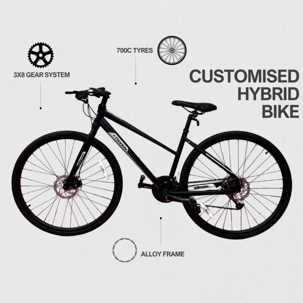 High-quality bicycle used by Momentum Cycle for cycling in Singapore, featuring a smooth ride and durable design